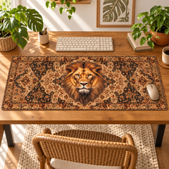 Aslan Vintage Halı Desenli Mouse Pad
