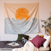 Ocean Wave Duvar Örtüsü
