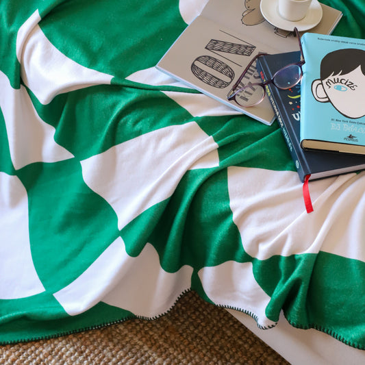 Spiral Green Polar TV Battaniyesi