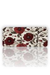 Kızıl Zarafet: Vintage Crimson Floral Mouse Pad