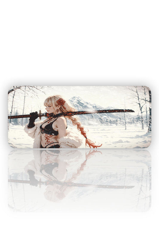 Kış Savaşçısı: Kar Prensesi Anime Mouse Pad