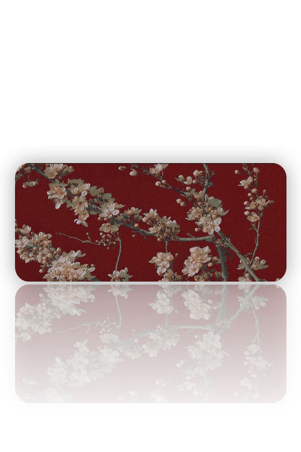 Kızıl Bahar Dalları: Vintage Estetik Mouse Pad