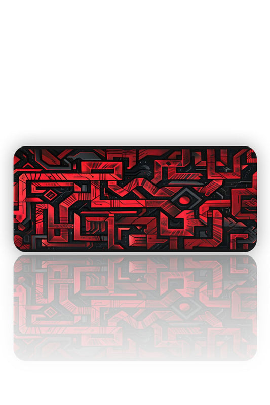 Kızıl Devre: Cyberpunk Mimari Mouse Pad