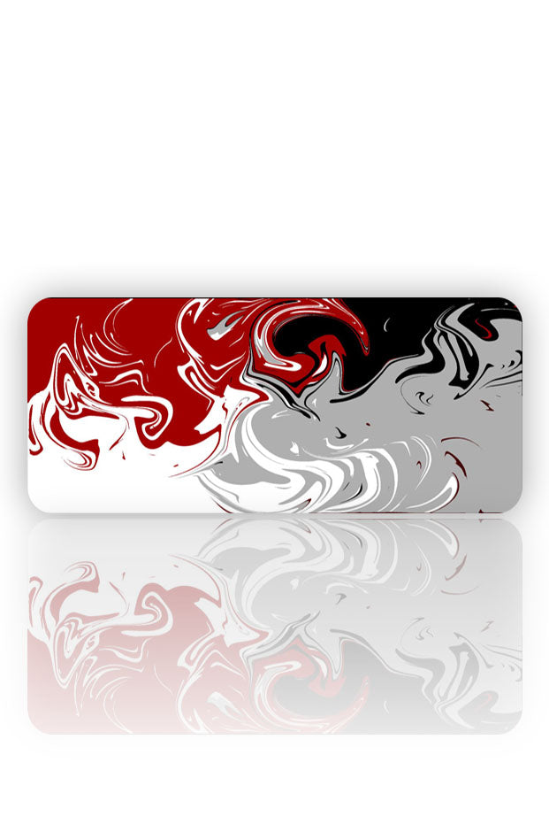 Kaos Dengesi: Kırmızı ve Gri Girdap Mouse Pad