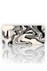 Klasik Mermer: Siyah Beyaz Akış Mouse Pad