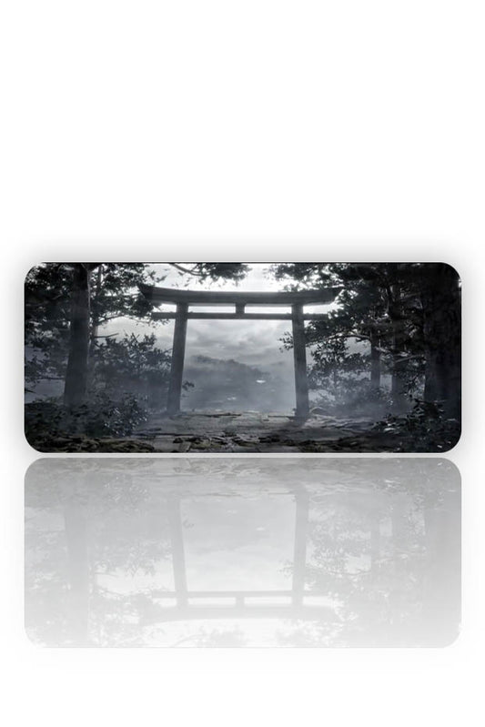 Sisli Torii – Karanlık Japon Ormanı Mouse Pad