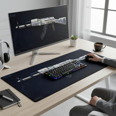 Porselen Miras: Mavi Çin AK-47 Mouse Pad