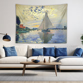 Sailboats - Claude Monet Duvar Örtüsü