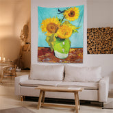 Van Gogh - Ayçiçekleri Duvar Örtüsü