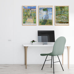 Claude Monet-I 3'lü Set