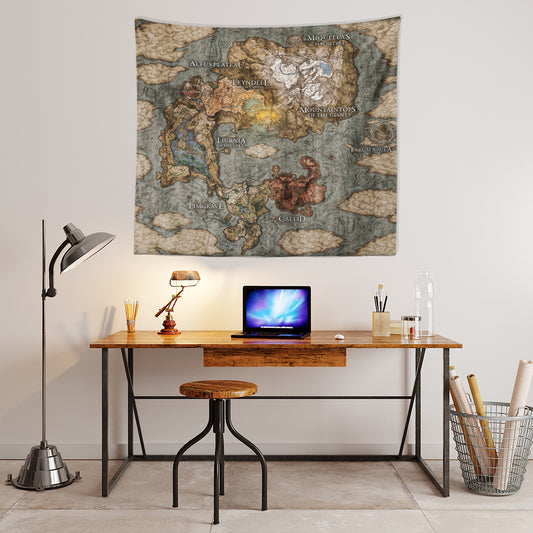 Elden Ring Map Duvar Örtüsü