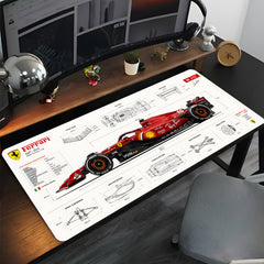 Leclerc SF-24 Blueprint Mousepad
