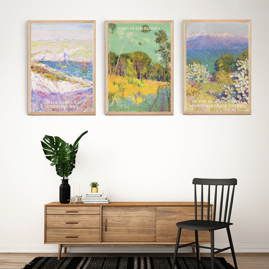 John Peter Russell 3'lü Kanvas Set