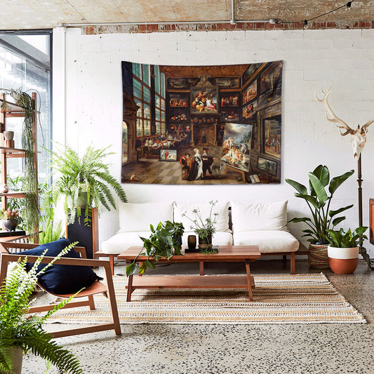 Bir Sanat Galerisinin İçi, Cornelis de Baellieur Duvar Örtüsü