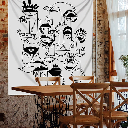 Faces - Wall Covering - 130cm x 150cm