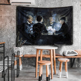 A Game of L'hombre in Brøndums Hotel Duvar Örtüsü