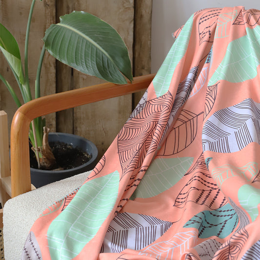 Colorfull Leaf Tv Battaniyesi | Polar | 170x130 cm