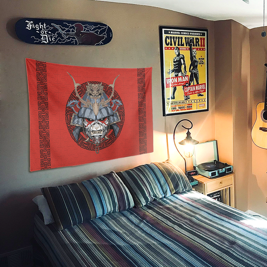 The Last Samurai Red - Wall Covering - 150cm x 100cm