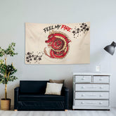 Red Dragon Almond Beige Duvar Örtüsü