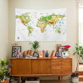 WALLHANG | Physical World Map | Duvar Örtüsü | wallhang.com.tr