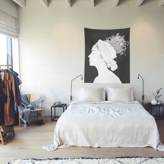 WALLHANG | Woman Face | Duvar Örtüsü | wallhang.com.tr