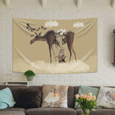 Deer - Geyik Duvar Örtüsü