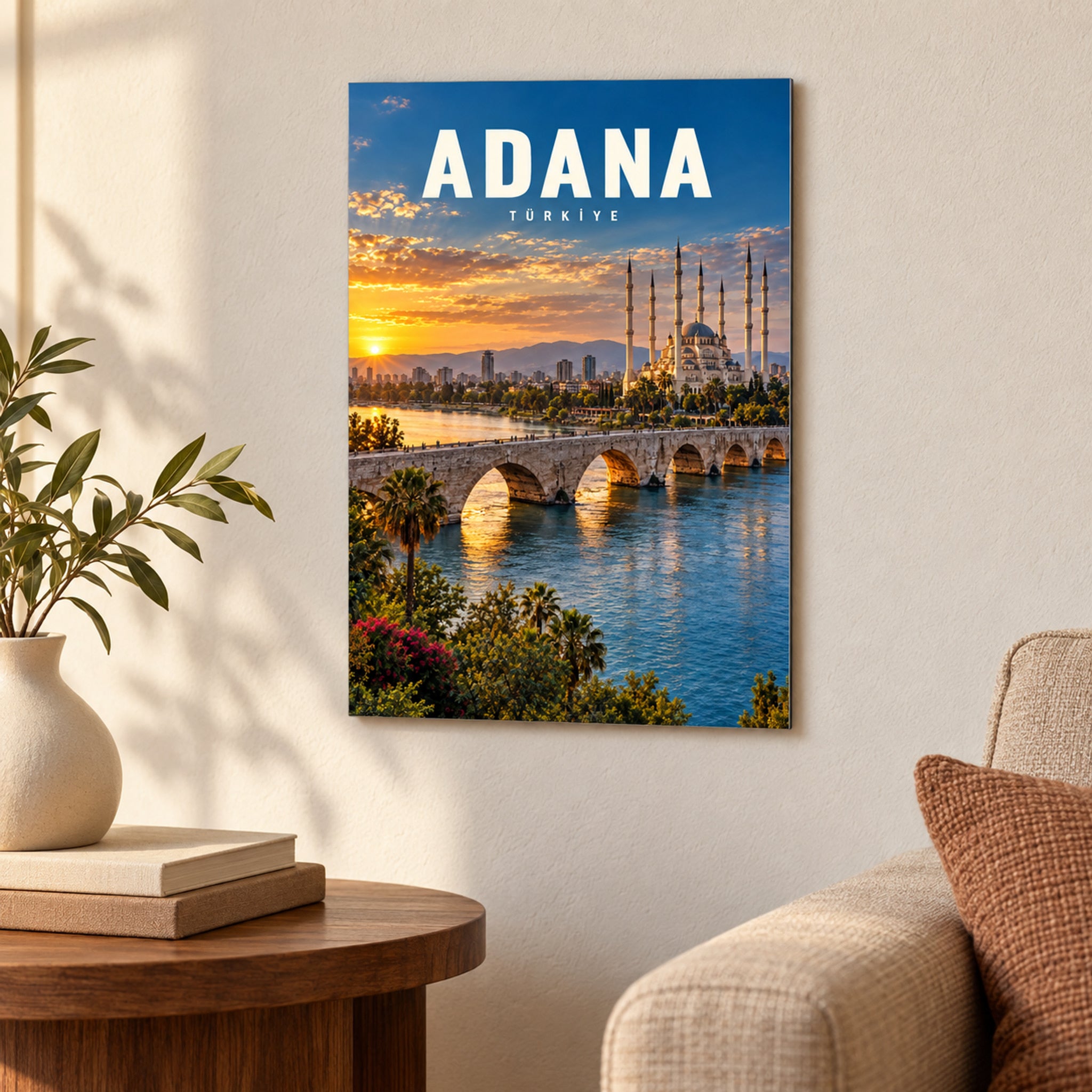 Türkiye İller Metal Poster