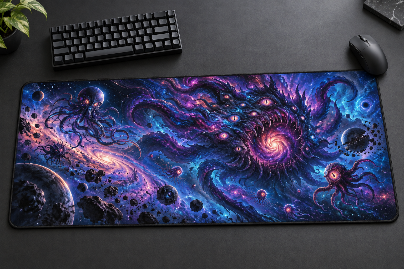 Cosmic Monster Mouse Pad