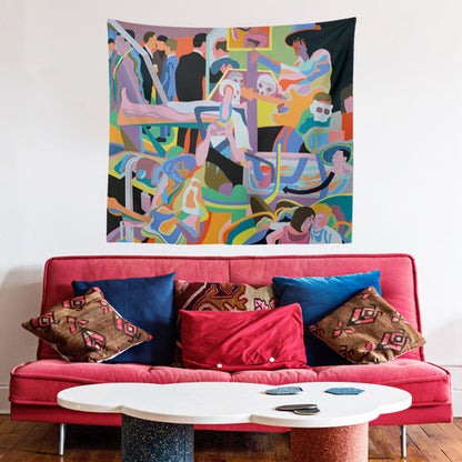 Flower Power Duvar Örtüsü