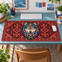 Bozkurt Renkli Anadolu Kilim Desenli Mouse Pad