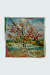 Van Gogh Pink Peach Trees Fular