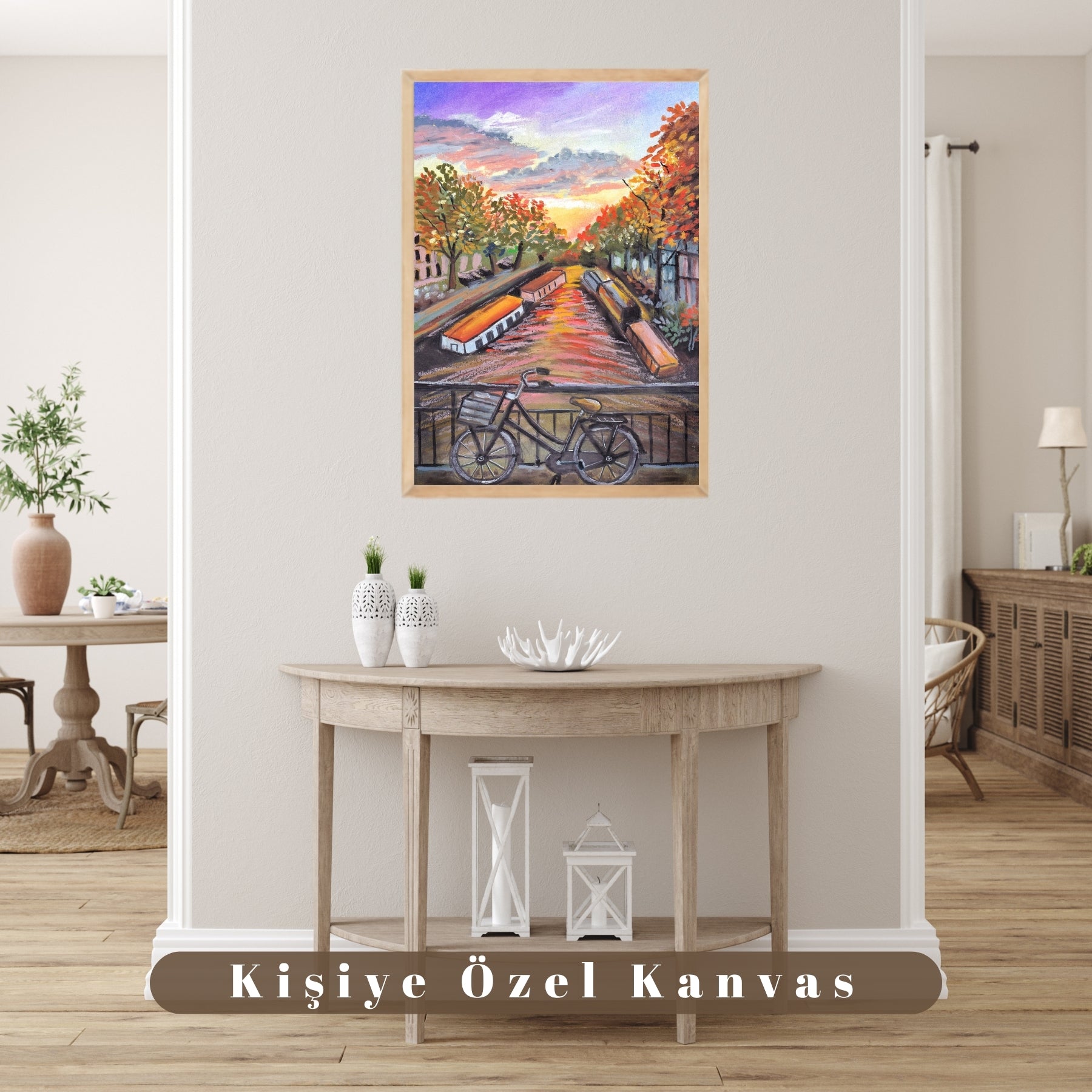 Kişiye Özel Çerçeveli Kanvas Tablo