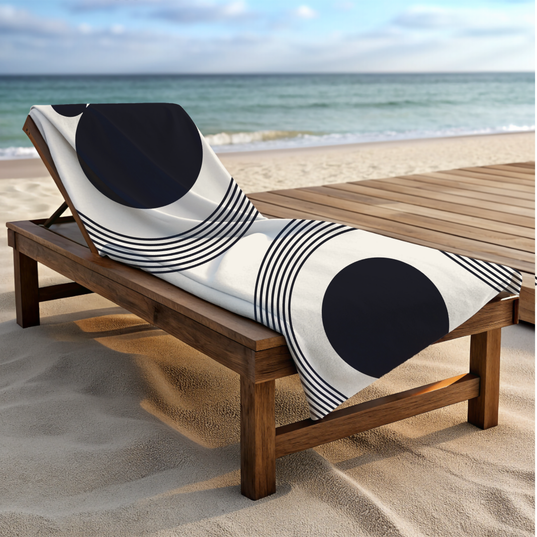 Black Circle Plaj Havlusu