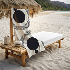 Black Circle Plaj Havlusu