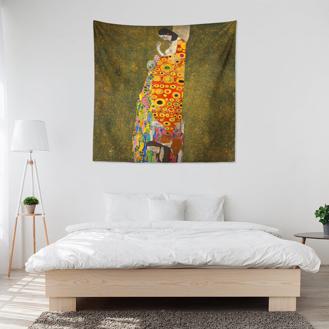 Hope II - Gustav Klimt Duvar Örtüsü