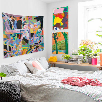 Flower Power Duvar Örtüsü