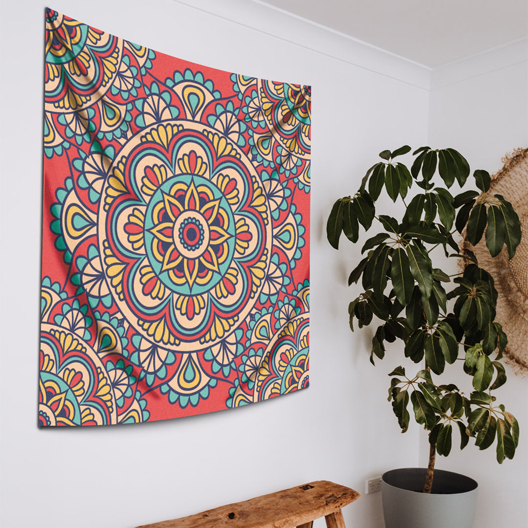 Ethnic Mandala Duvar Örtüsü