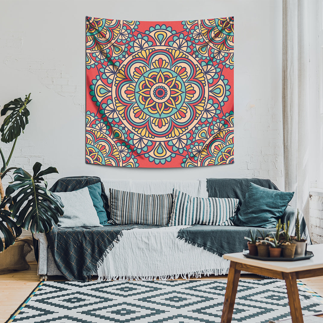 Ethnic Mandala Duvar Örtüsü