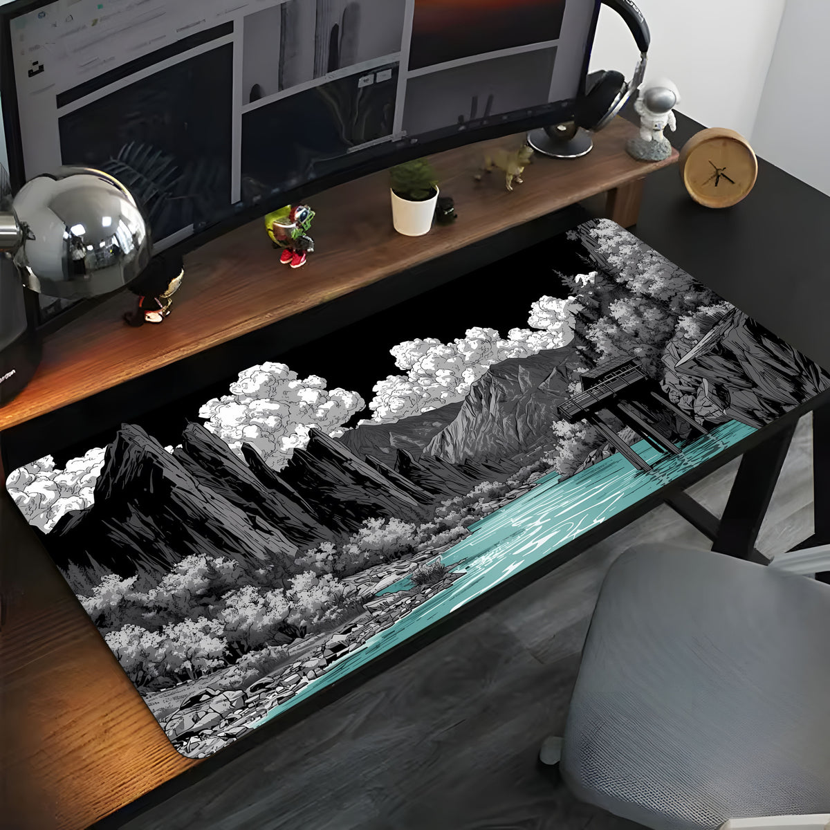 Zirve Dinginliği: Gri Dağlar Mouse Pad