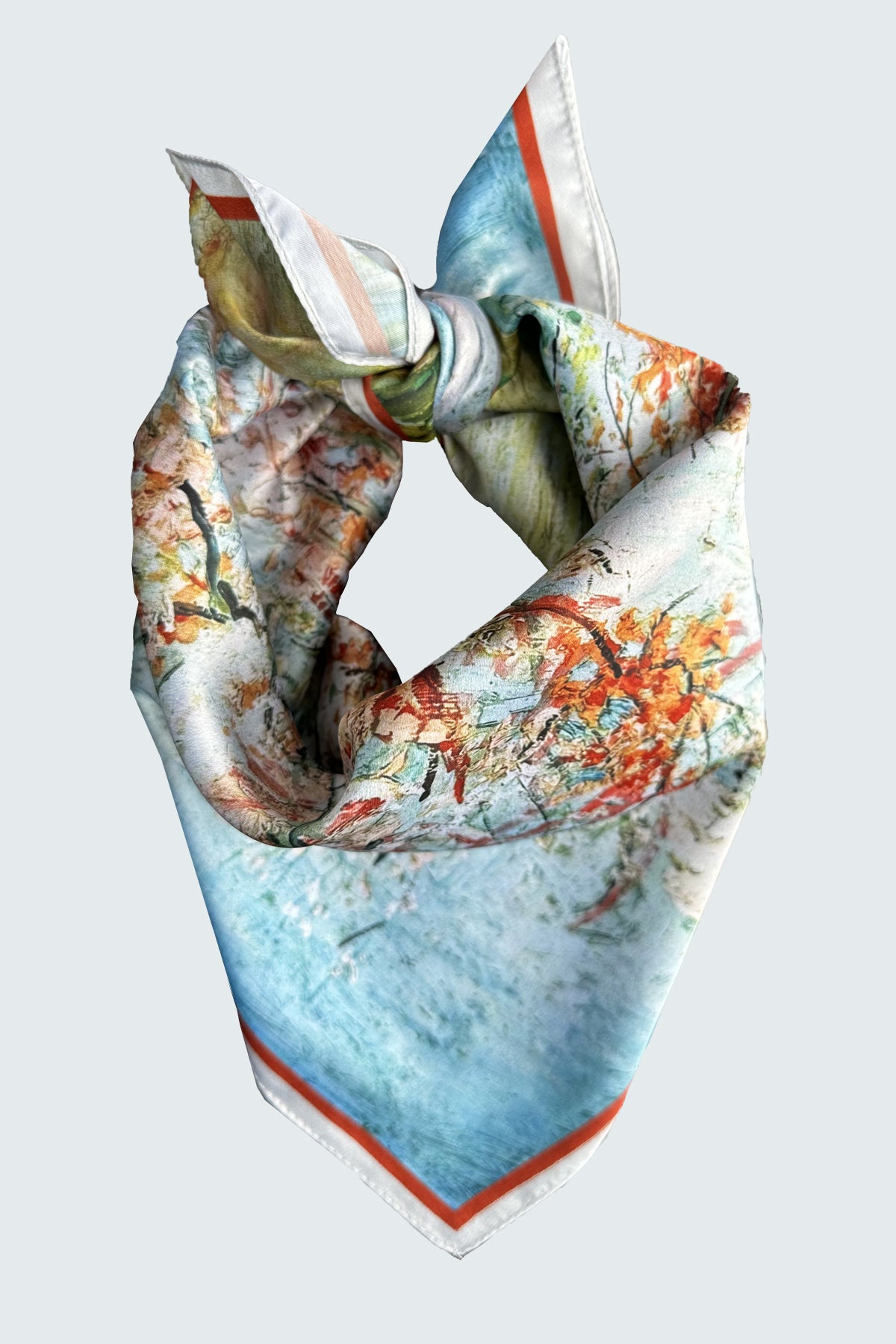 Van Gogh Pink Peach Trees Scarf