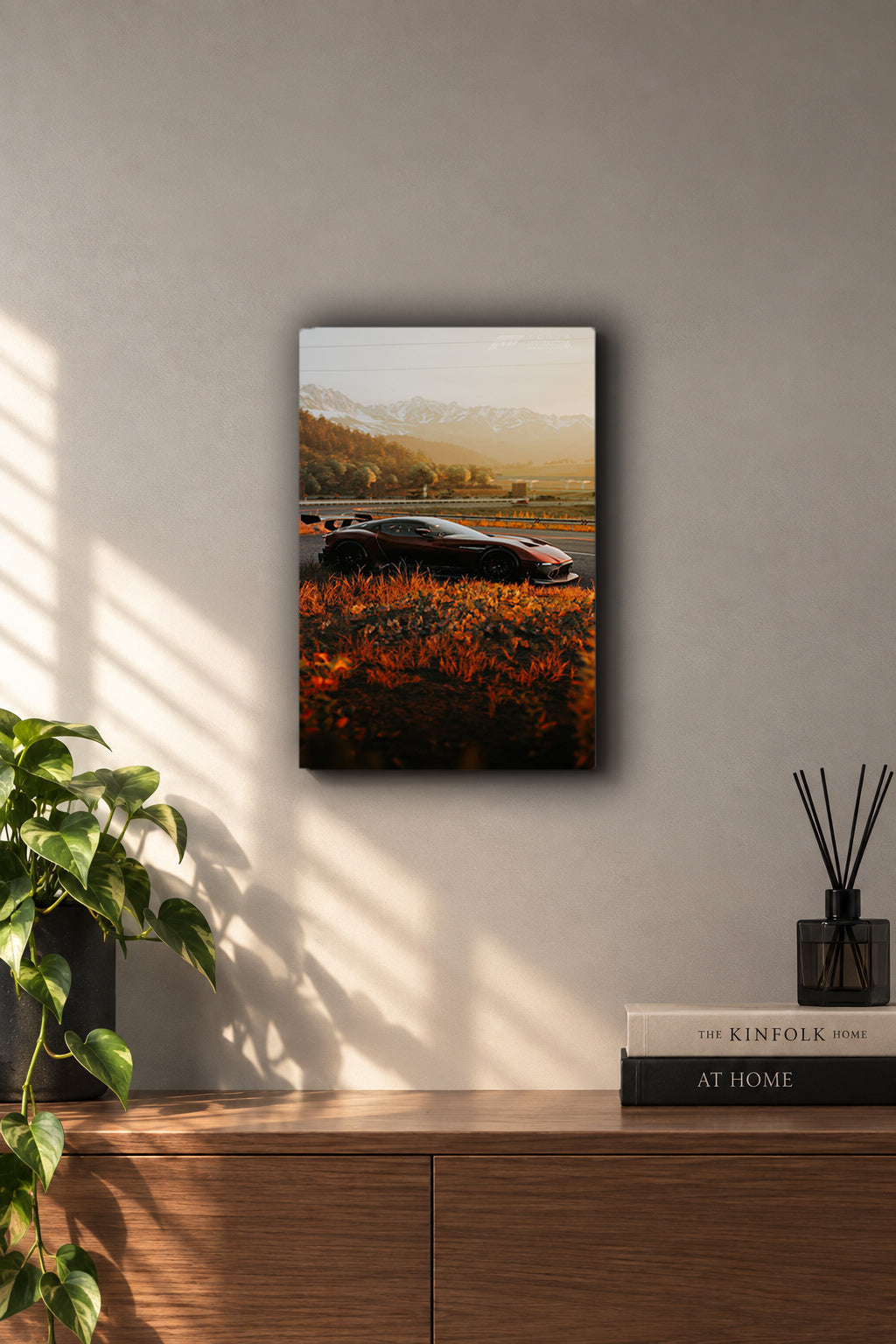 Aston Martin Vulcan Sunset Metal Duvar Tablosu