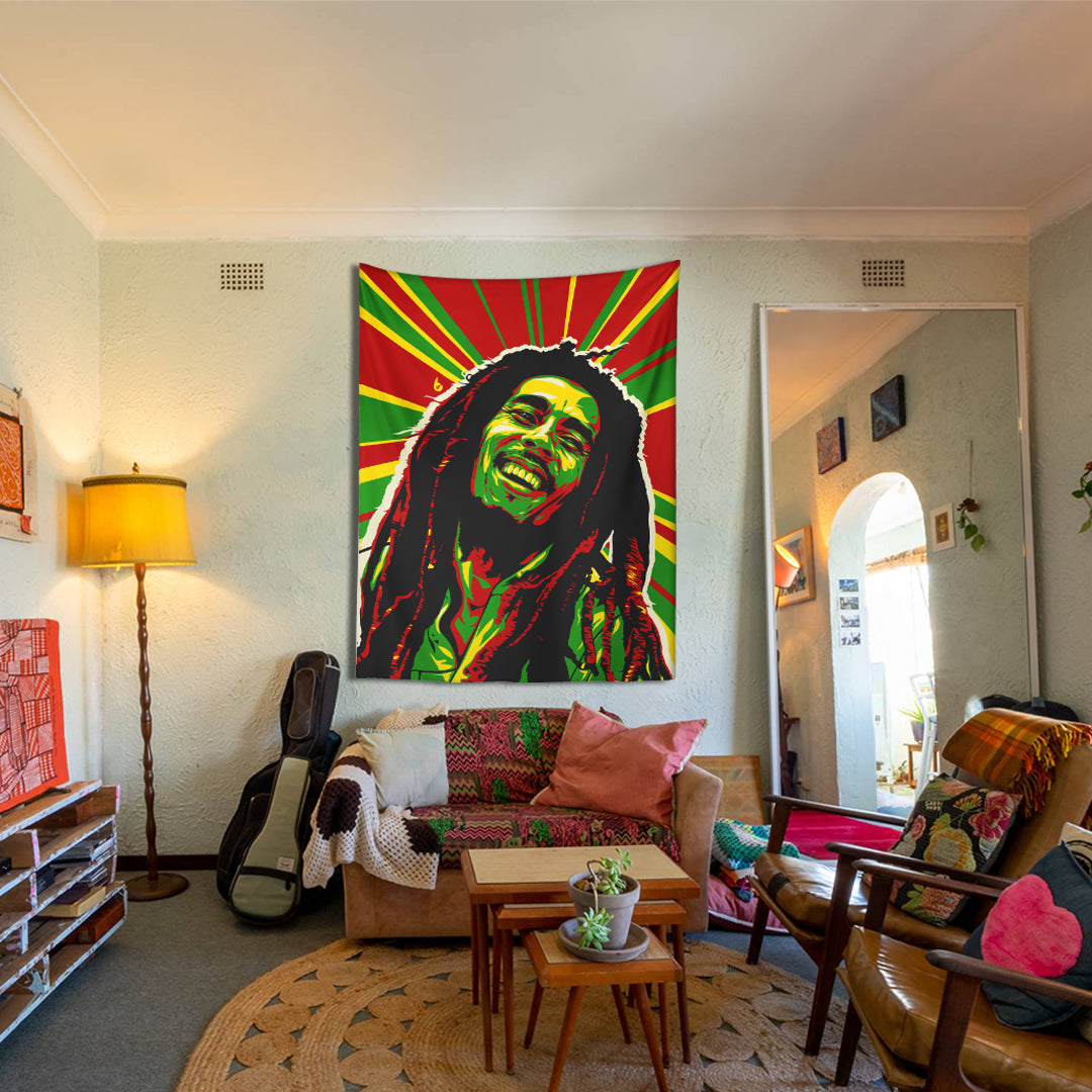 Bob Marley Duvar Örtüsü