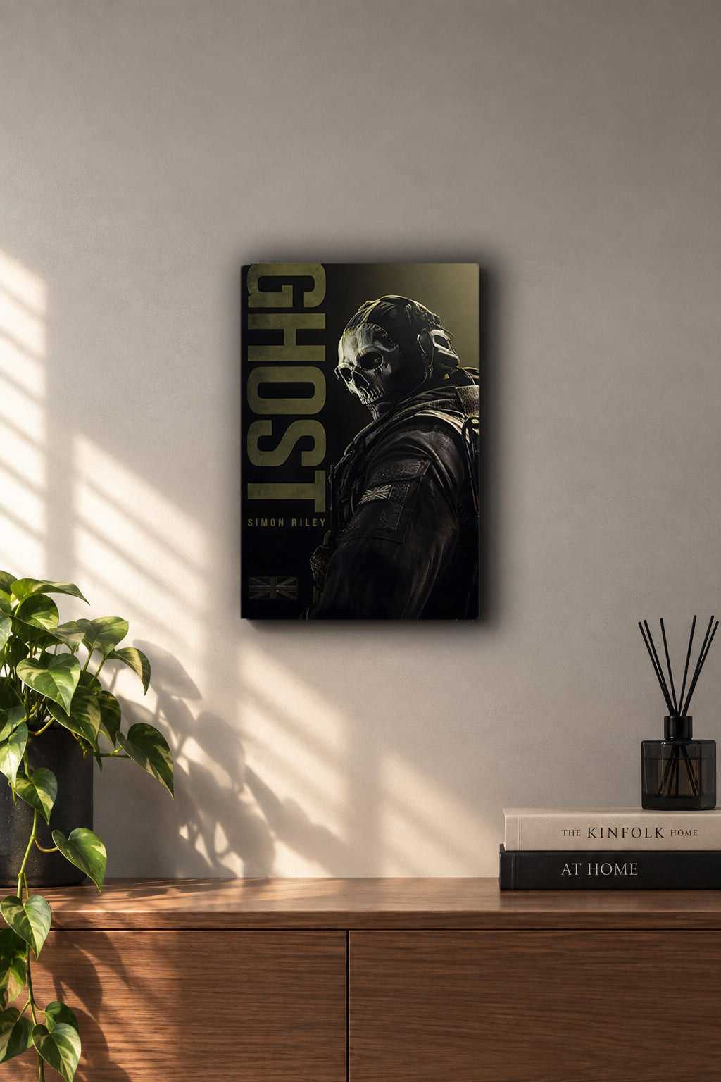 Call of Duty Ghost Simon Riley Metal Duvar Tablosu