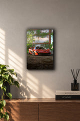 Forza Horizon McLaren P1 Abandoned Garage Metal Duvar Tablosu