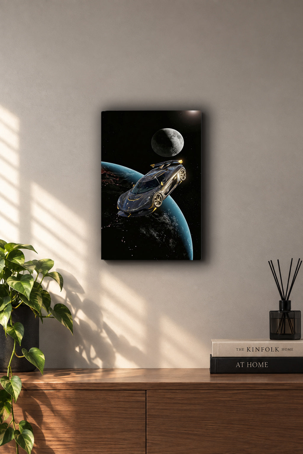Koenigsegg Jesko in Deep Space Orbit Metal Duvar Tablosu