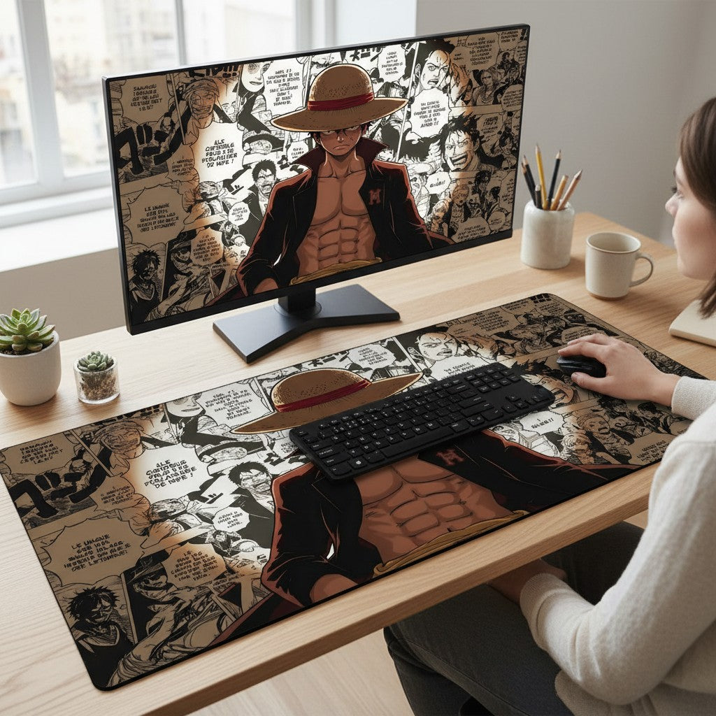 Korsanlar Kralı Luffy - Manga Panel Mouse Pad