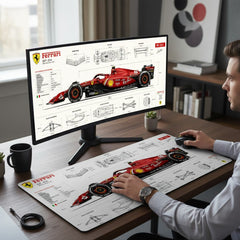 Leclerc SF-24 Blueprint Mousepad