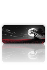 Gece Yarısı Sükuneti: Ay Işığı ve Sakura Esintisi Mouse Pad