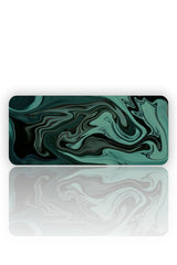 Zümrüt Akışı: Marble Teal Mouse Pad