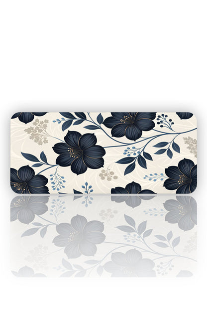 Gece Çiçekleri: Midnight Floral Mouse Pad